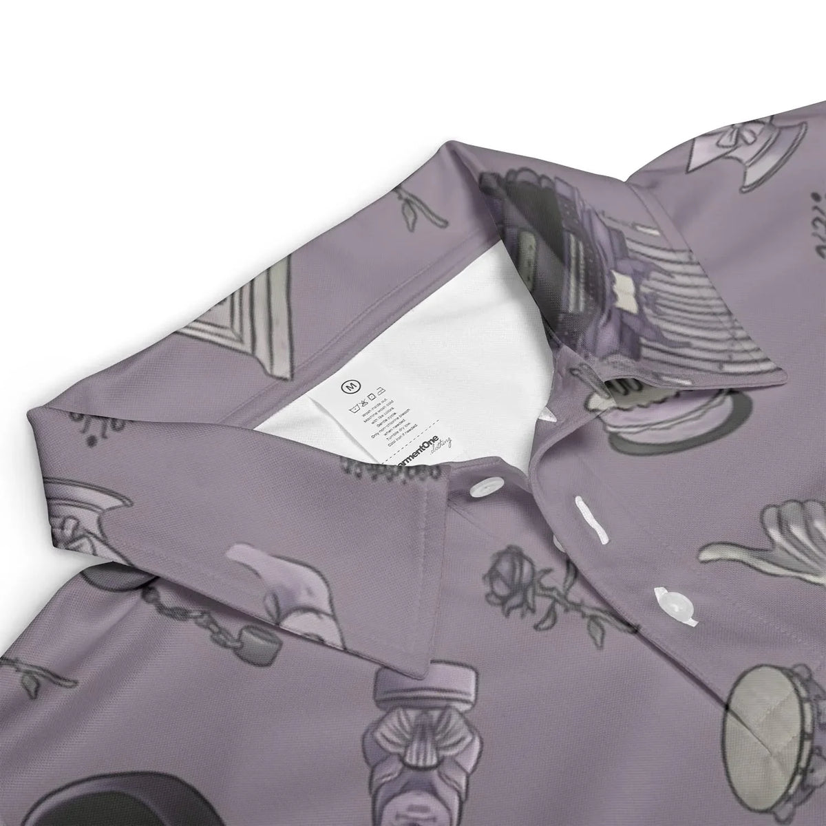 Welcome Foolish Mortals Haunted Mansion AOP Men/Women Polo Shirt