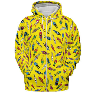 All-over Print Hoodie - X58JJFRN -  - 3
