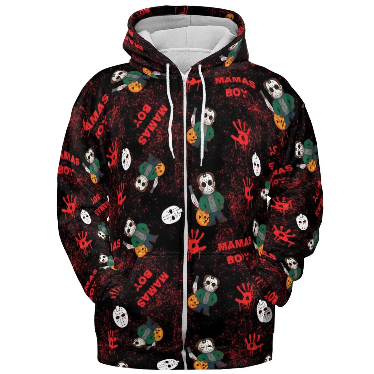 Mamas Boy Friday the 13th All-over Print Hoodie