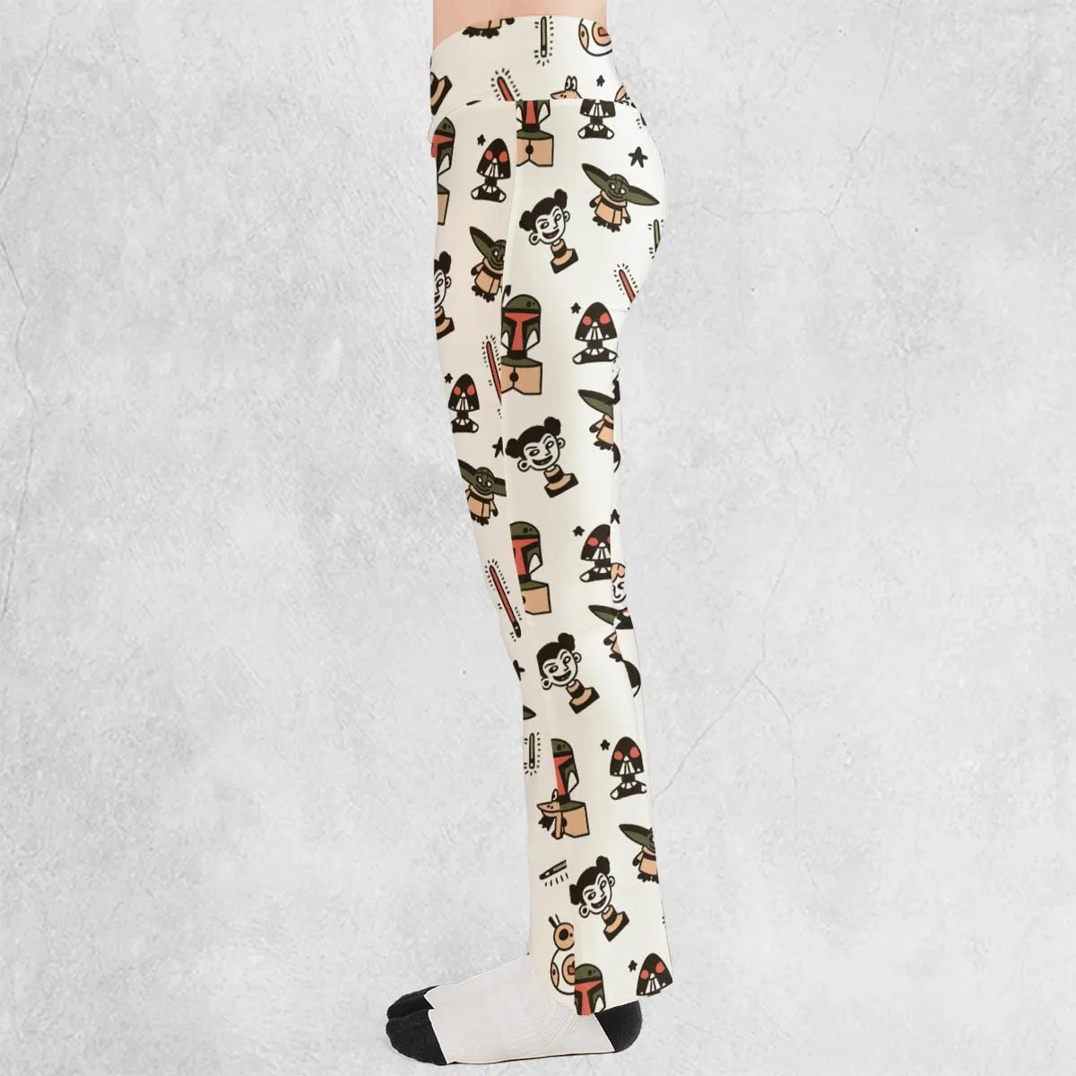 Retro Galaxy Star Wars Flare Leggings