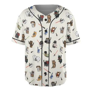 Star Wars Characters as Cats Unisex Baseball Jersey
