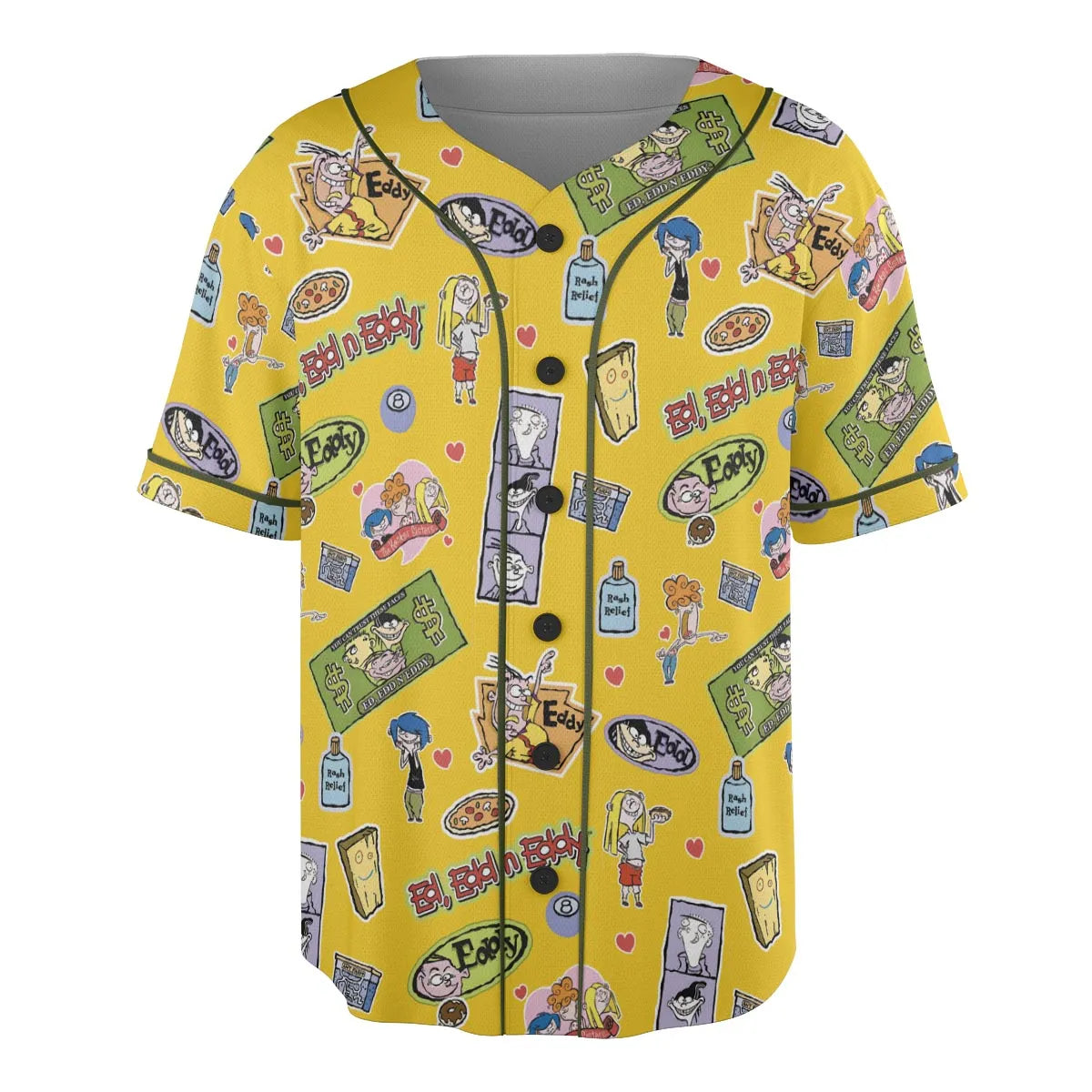 Ed Edd n Eddy n The Kanker Sisters Unisex Baseball Jersey