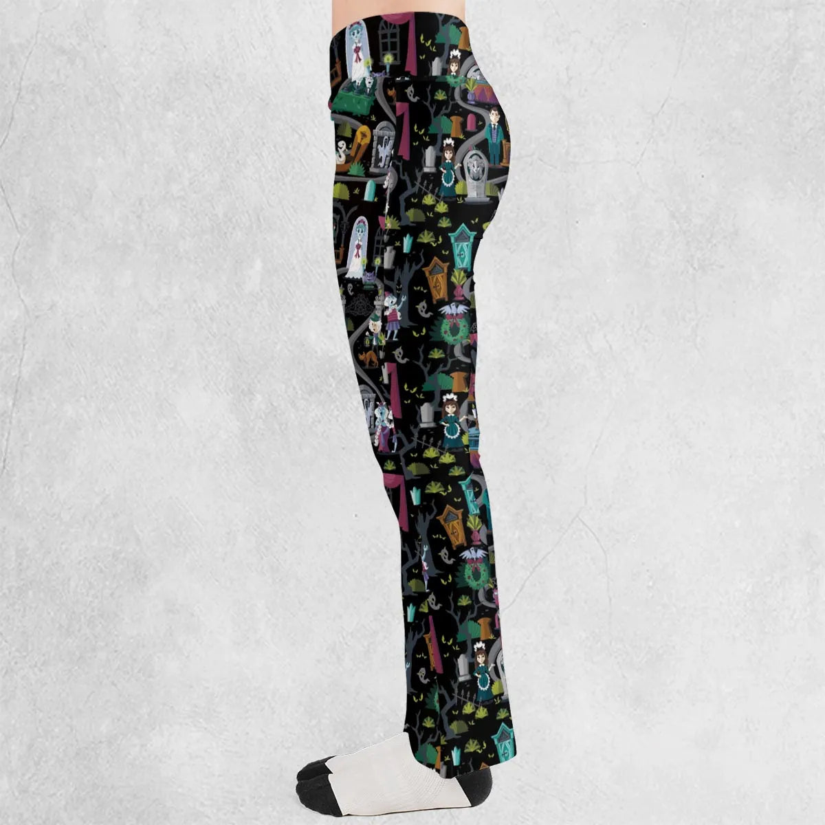 Haunted Mansion Map Flare Leggings