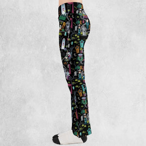 Haunted Mansion Map Flare Leggings