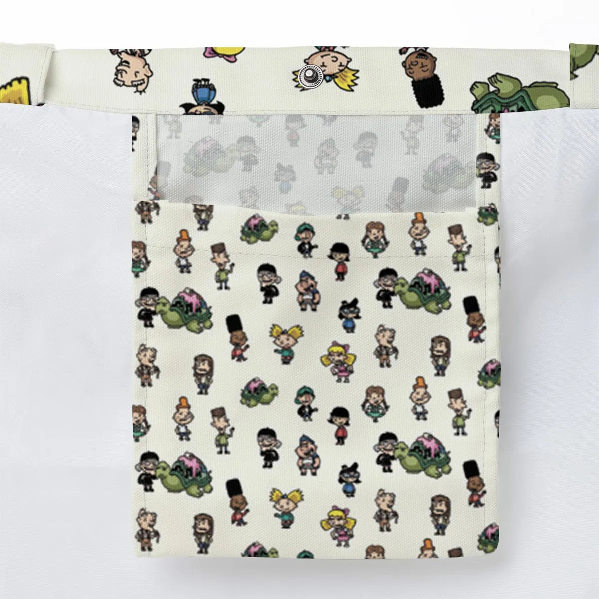 Hey Arnold Characters Large Tote Bag