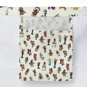 80s Pizza Time Theater Chuck E Cheese Large Tote Bag