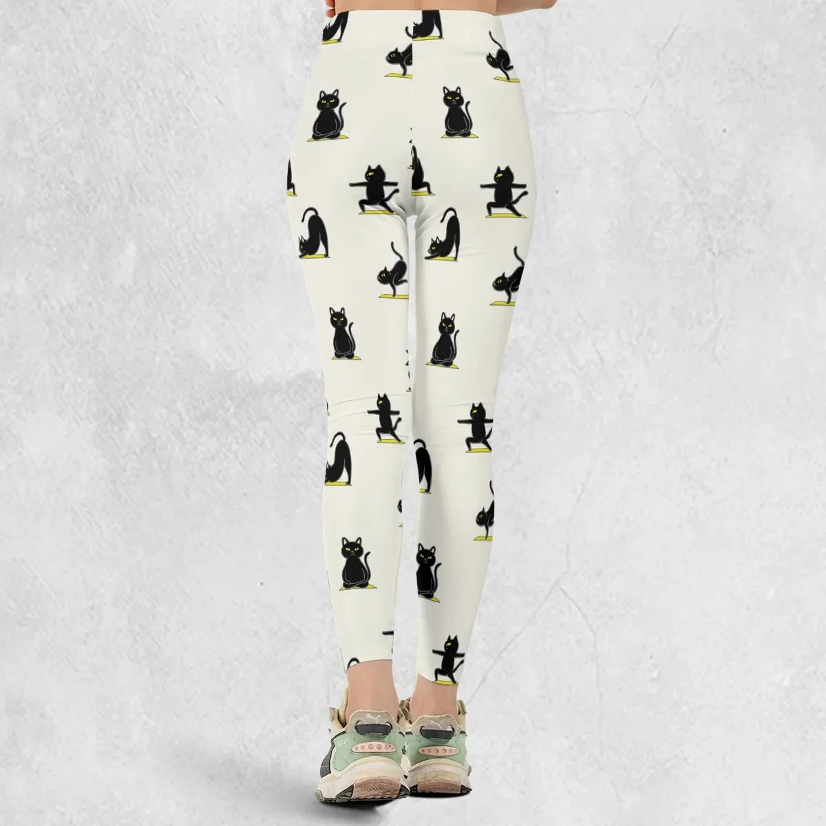 Bombay Cat Yoga Pattern Legging