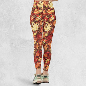 Pokemon Fire Pattern Legging