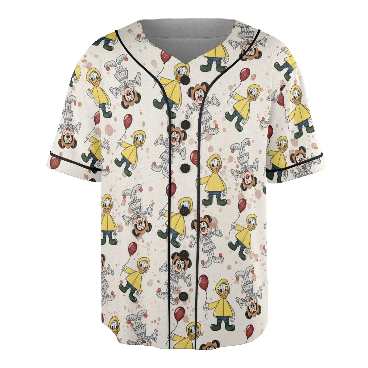 Mouse Clown Unisex Baseball Jersey