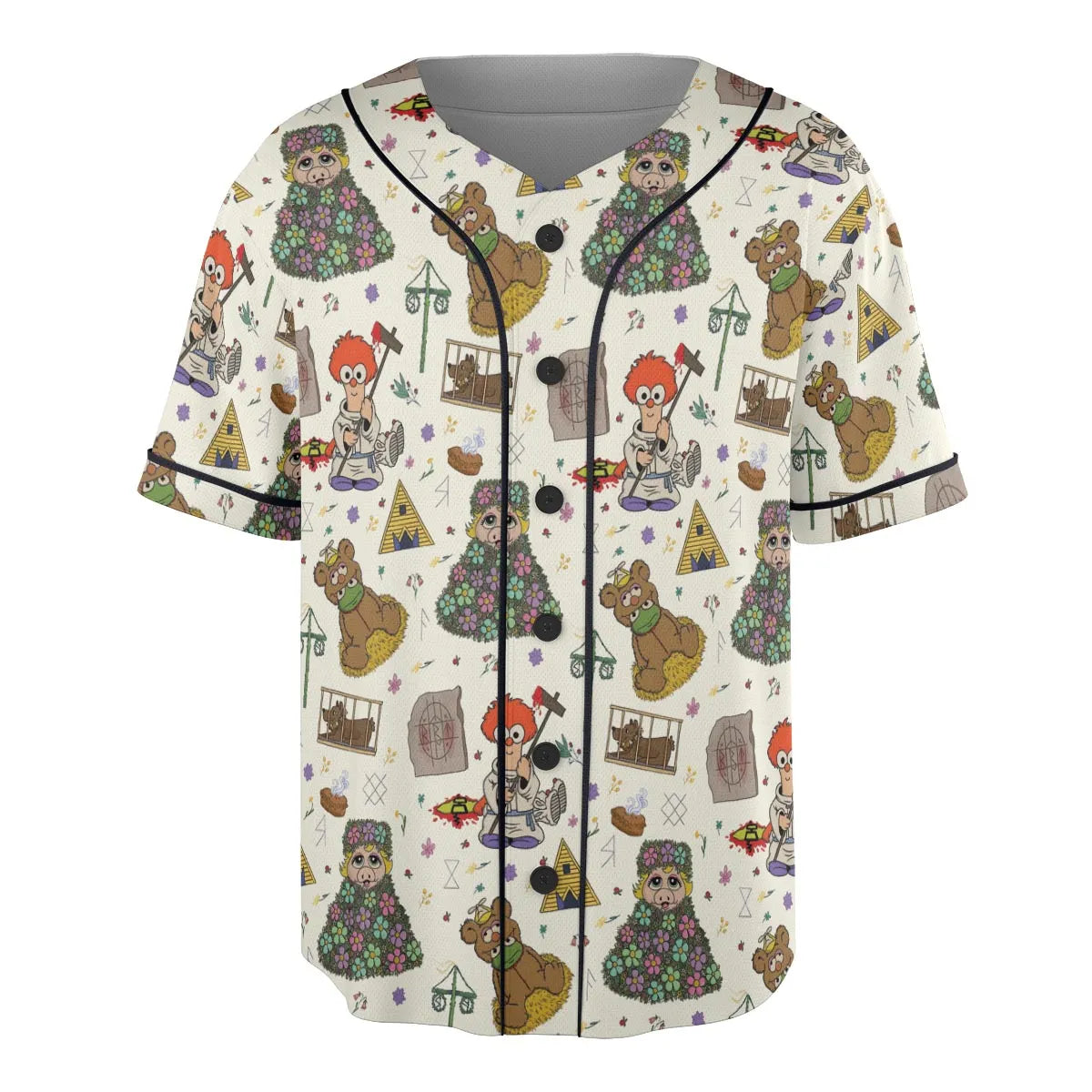 Festivites Midsommar Muppet Babies Unisex Baseball Jersey