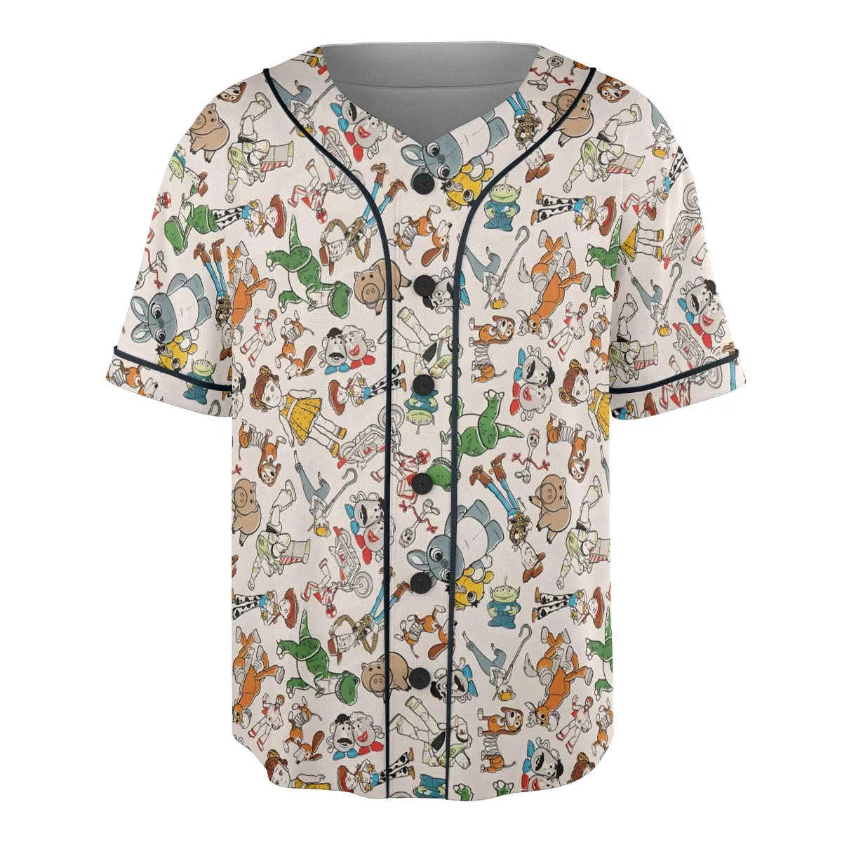 Toy Story Toss Pattern Unisex Baseball Jersey