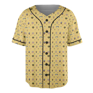 Cat DND Classes Pattern Unisex Baseball Jersey
