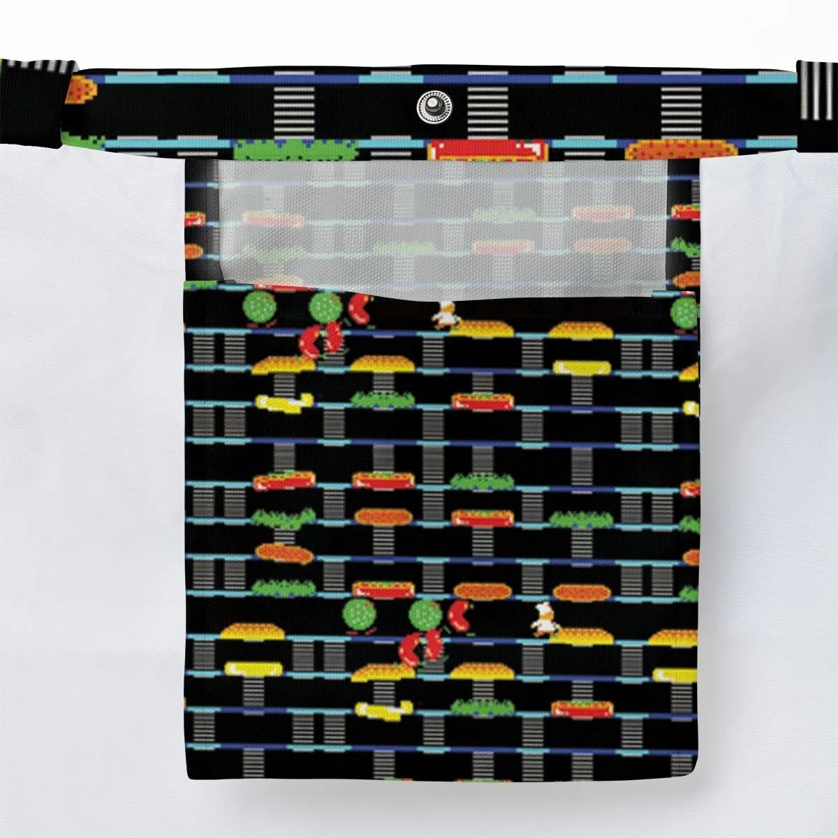 BurgerTime Arcade Game Large Tote Bag