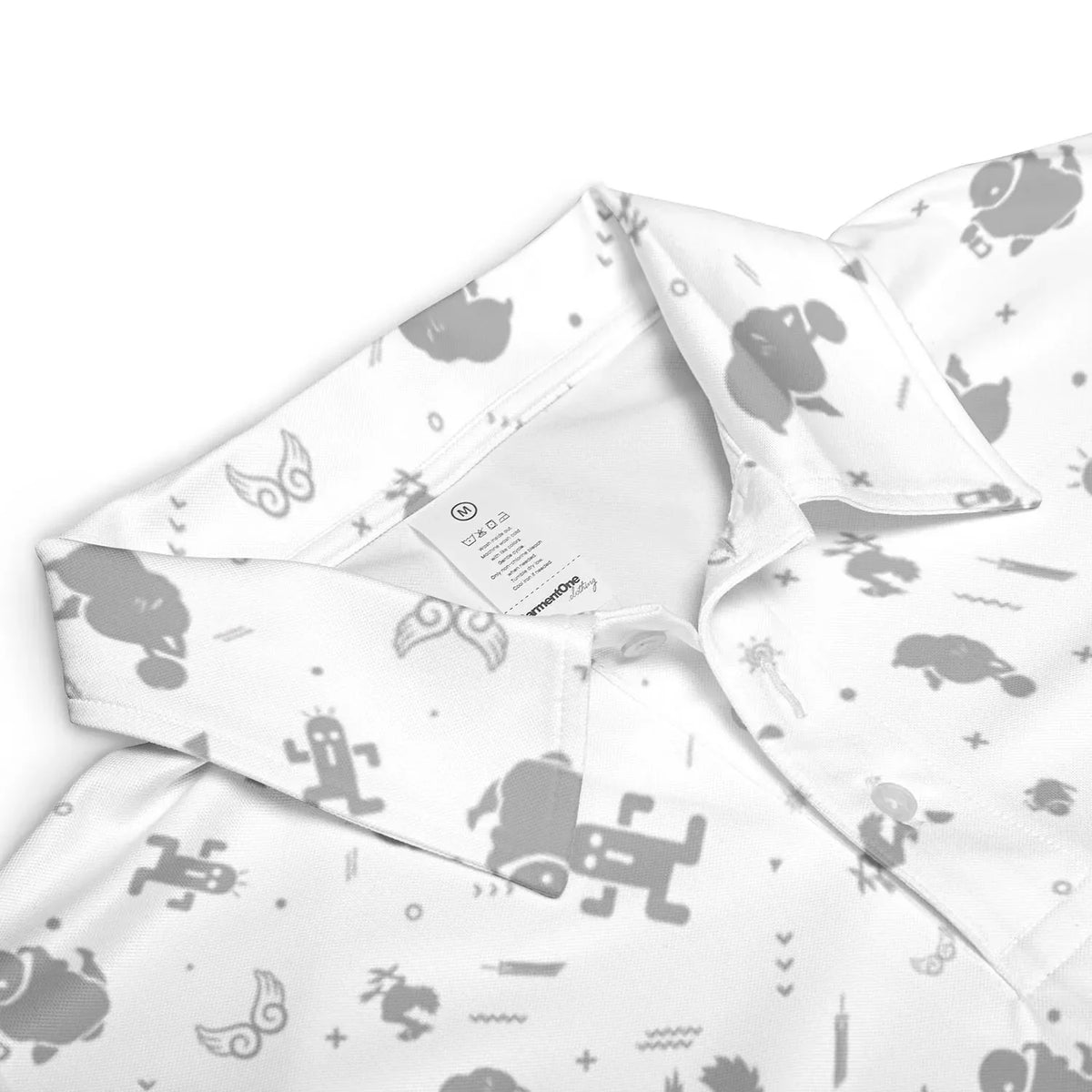 Final Fantasy Creatures Pattern AOP Men/Women Polo Shirt