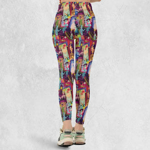 Retro Mansion Collage Legging