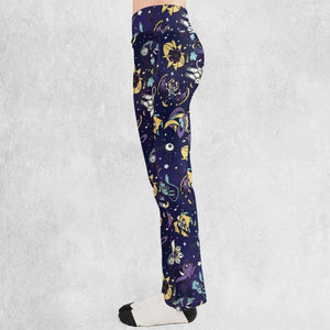 Galaxy Mew Psychic Type Pokemon Flare Leggings