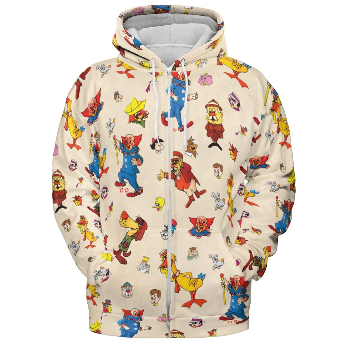 Bozo The Clown And Friends All-over Print Hoodie
