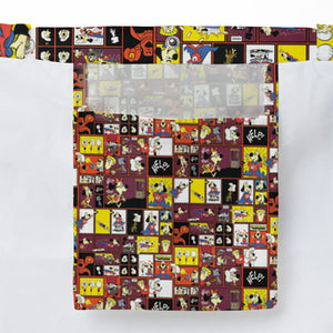 Underdog Cartoon Pattern Large Tote Bag