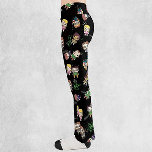 Geeky Bazinga The Big Bang Theory Flare Leggings