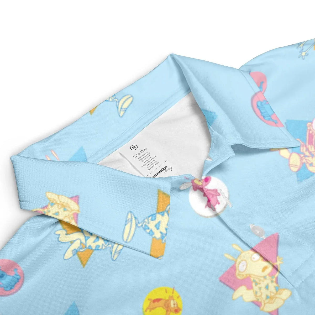 Rocko and Spunky Pattern Rocko's Modern Life AOP Men/Women Polo Shirt