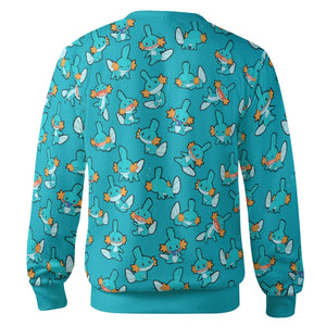 Cute Mudkips Pokemon Cardigan