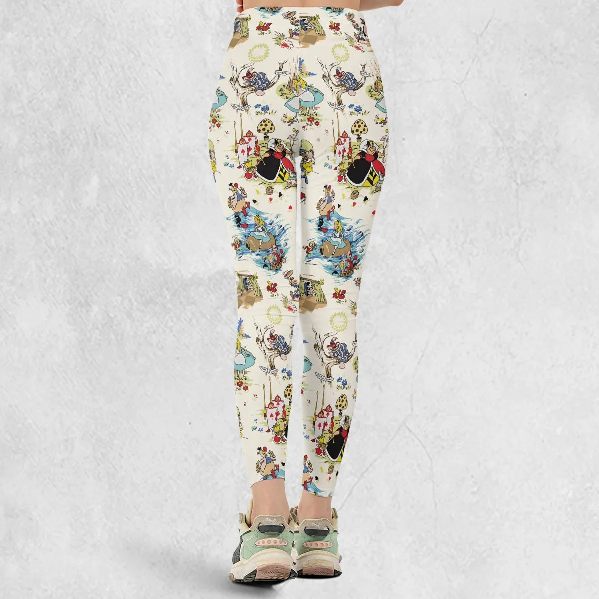 Alice In Wonderland Pattern Legging