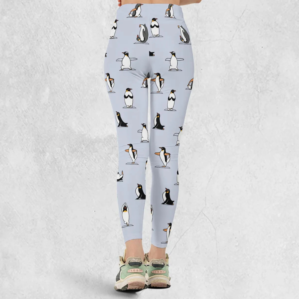 Penguin Yoga Pattern Legging