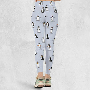 Penguin Yoga Pattern Legging