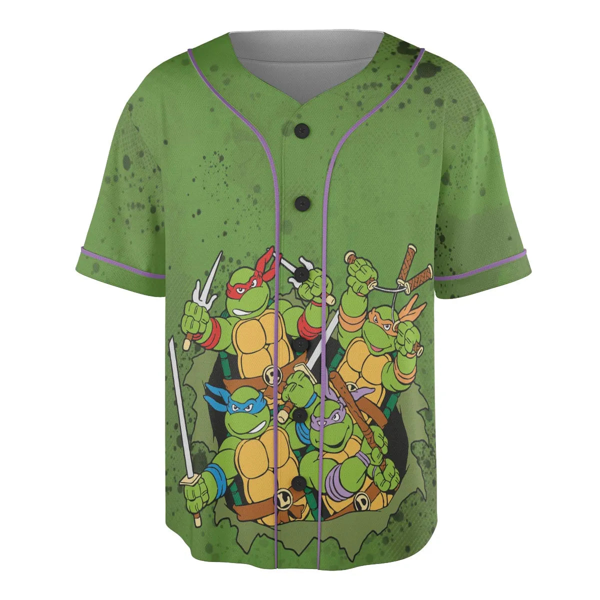 Ninja Style TMNT Unisex Baseball Jersey