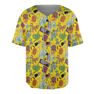 Treehouse of Horror The Simpson Unisex Baseball Jersey