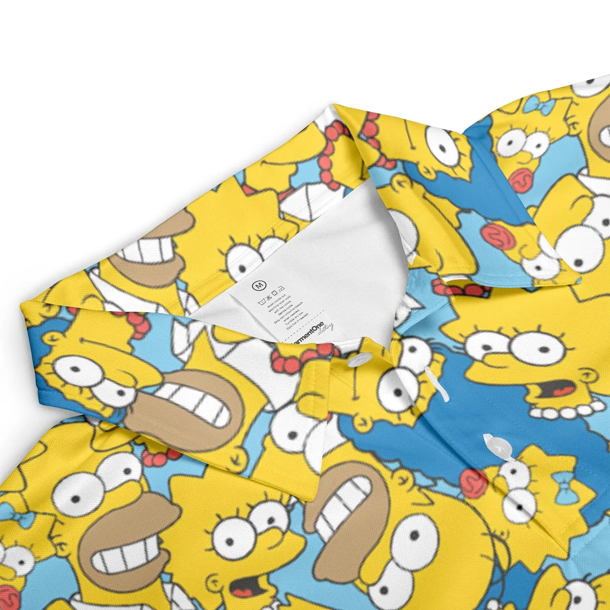 Head Toss The Simpson Characters AOP Men/Women Polo Shirt