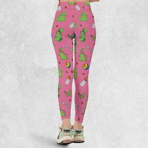 Rugrats Reptar Pattern Legging