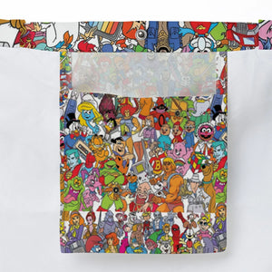 90s Cartoon Legends Large Tote Bag