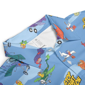 Stop That Pigeon Dastardly and Muttley in Their Flying Machines AOP Men/Women Polo Shirt
