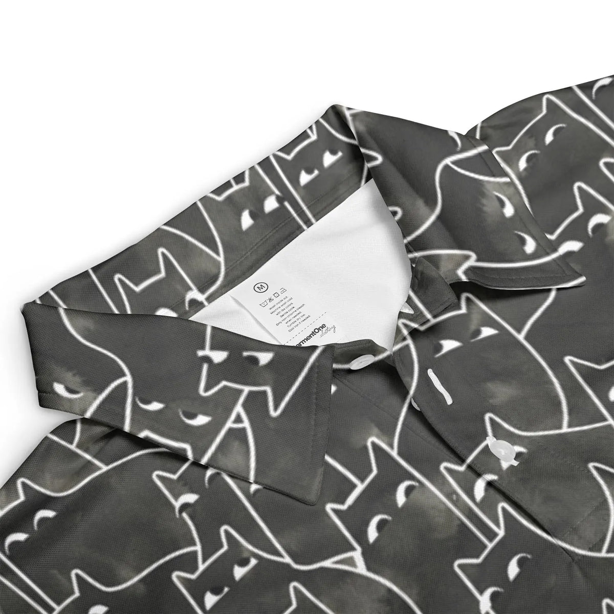 Suspicious Cats Funny Cat AOP Men/Women Polo Shirt