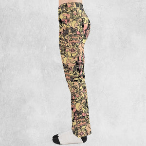 Goofy Movie Collage Flare Leggings