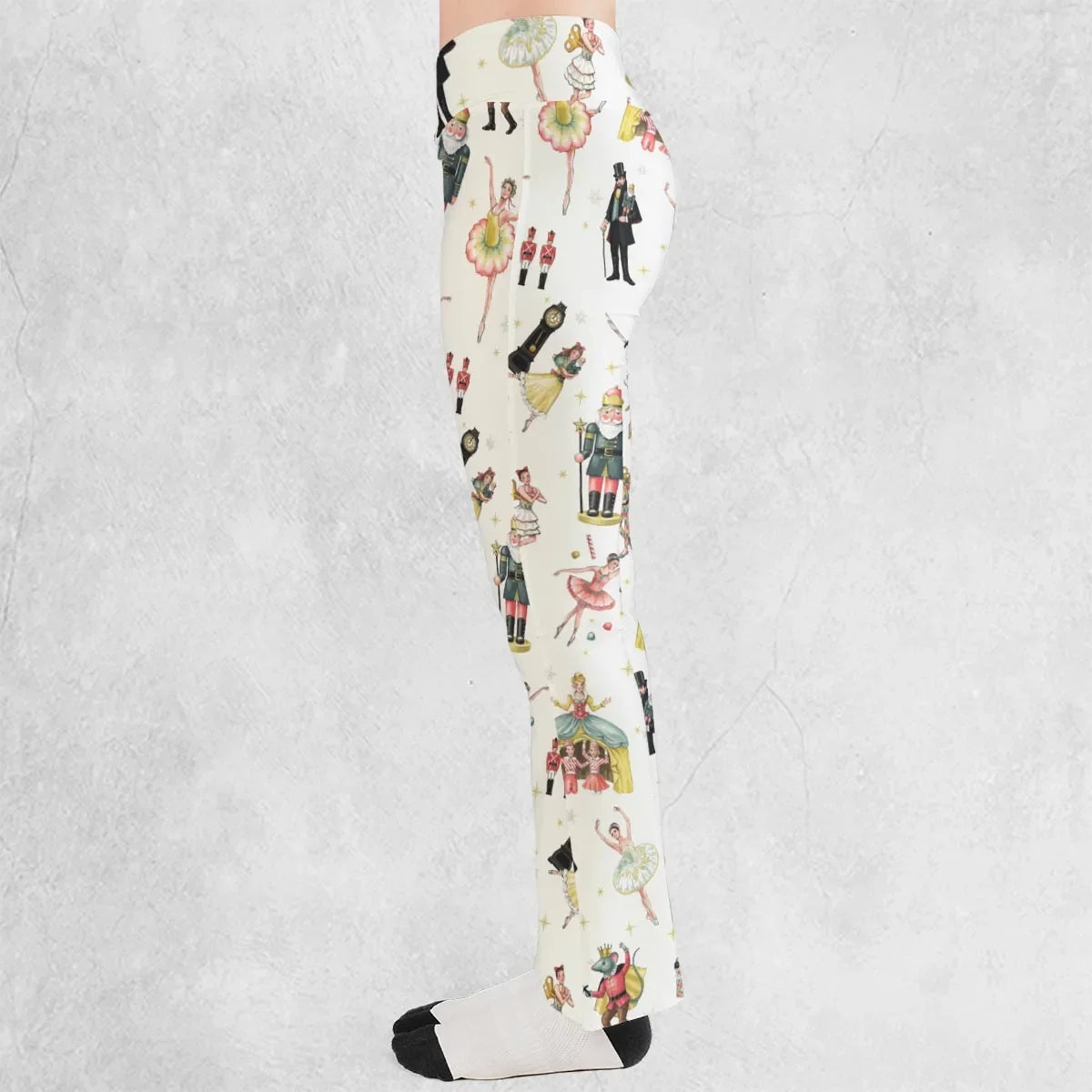 Plum Fairy for Holiday The Nutcracker Flare Leggings