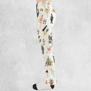 Plum Fairy for Holiday The Nutcracker Flare Leggings