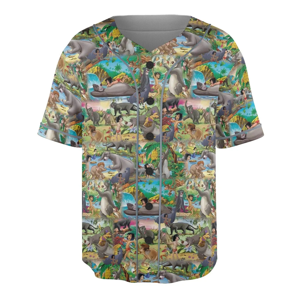 The Jungle Book Rudyard Kipling Seamless Unisex Baseball Jersey
