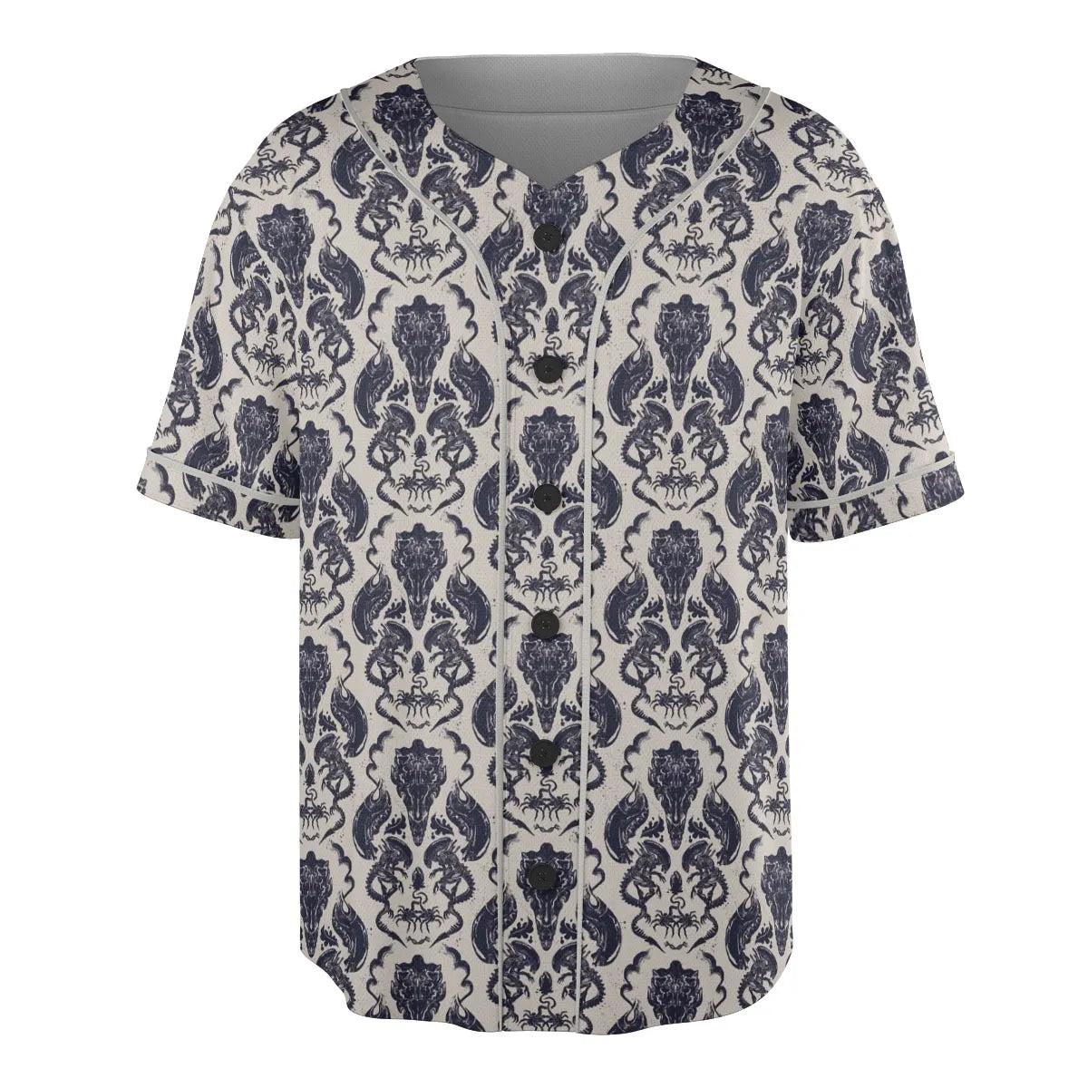 Alien Xenomorph Pattern Unisex Baseball Jersey