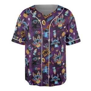Spooky Stitch Unisex Baseball Jersey
