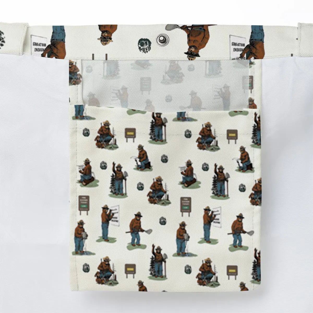 Smokey The Bear Large Tote Bag