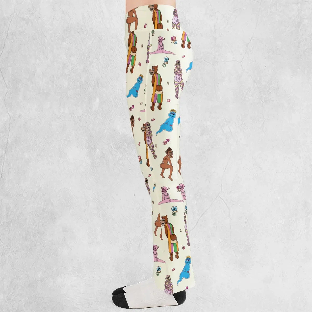 Cereal Monster Breakfast Flare Leggings