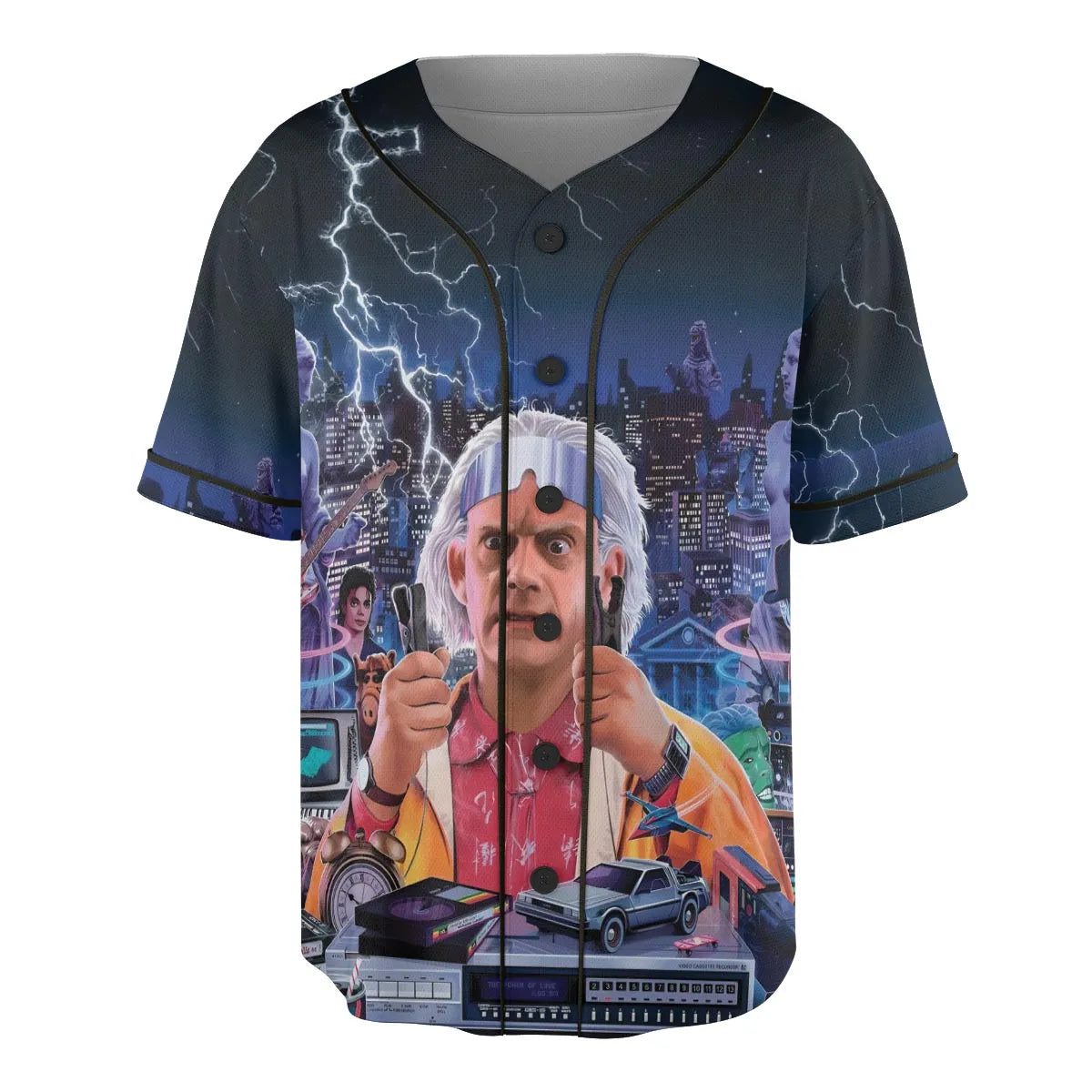 Great Scott! Back To The Future Unisex Baseball Jersey