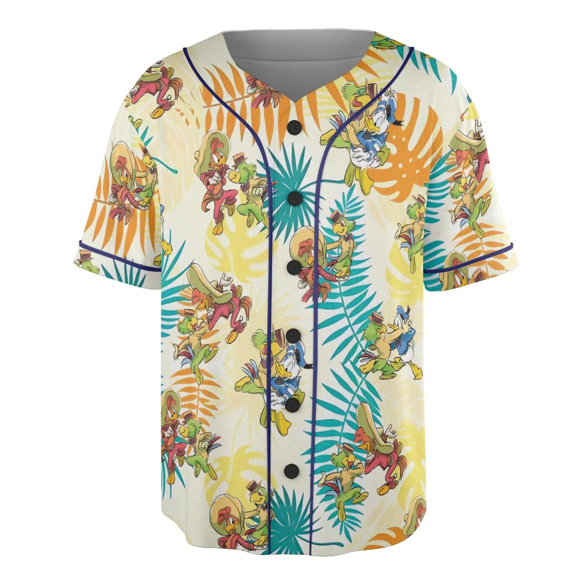 Tropical The Three Caballeros Unisex Baseball Jersey