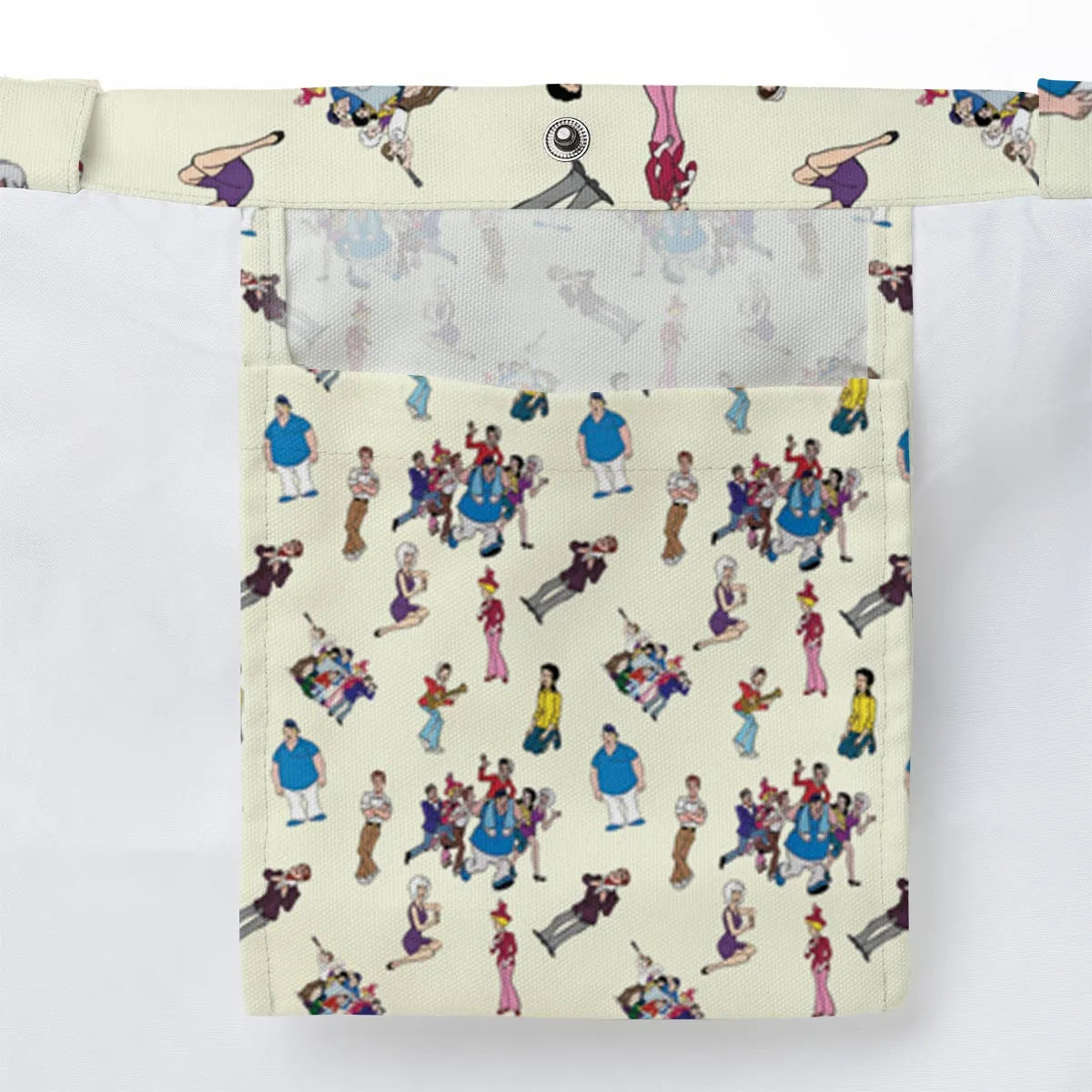 The New Adventures of Gilligan Pattern Large Tote Bag