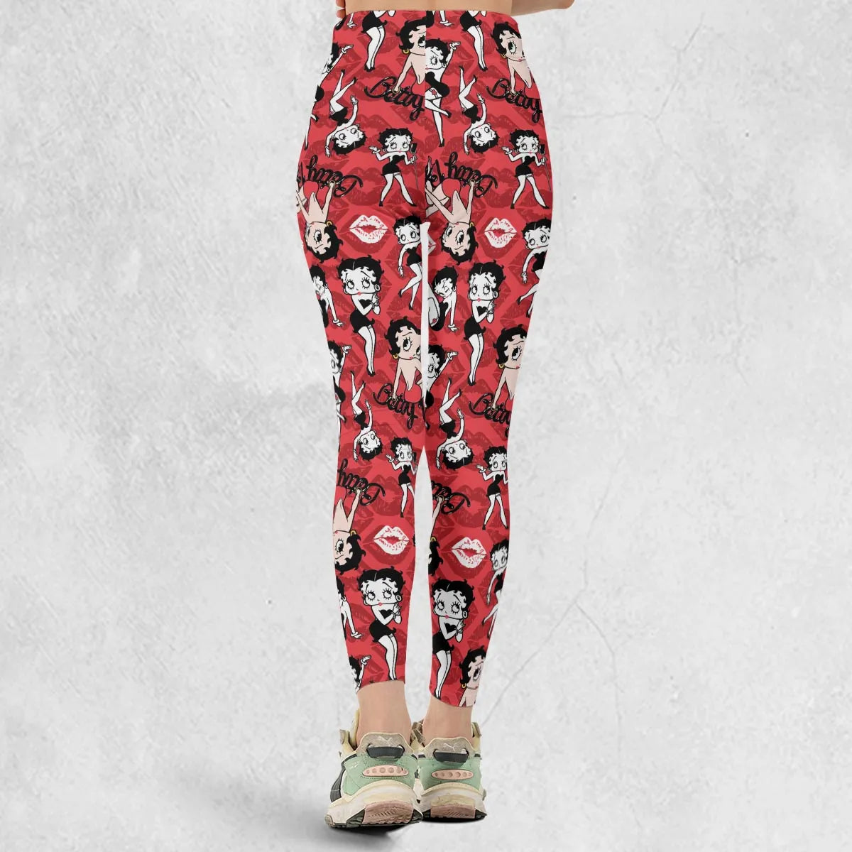 Betty Boop Singer Cartoon Sexy Legging