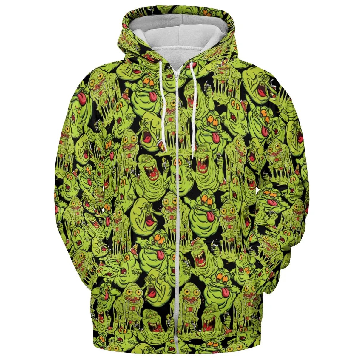 Funny Slimer Ghostbusters All-over Print Hoodie