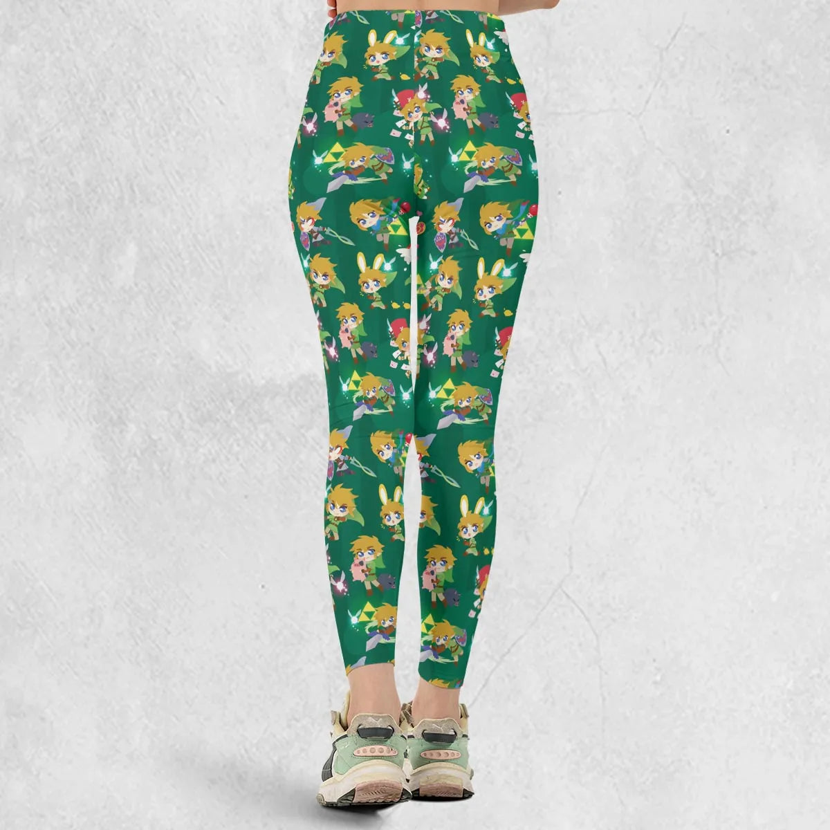 Cute Link Posing The Legend Of Zelda Legging