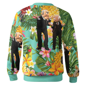 Statler And Waldorf Muppets Tropical Cardigan